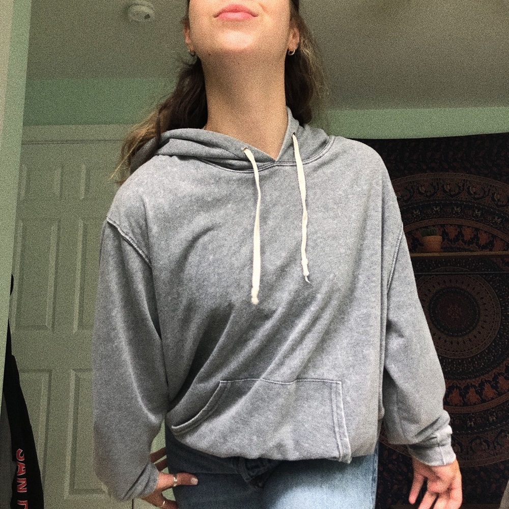 Grey hoodie